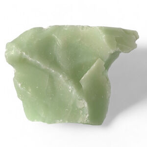Lime Green Jadeite Art Glass‎ Cullet Layered Opaque Slag Glass #4XL73